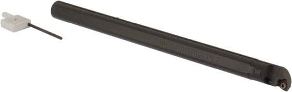 Hertel - 0.6" Min Bore Diam, 8" OAL, 1/2" Shank Diam, A-SWLP Indexable Boring Bar - WP.. Insert, Screw Holding Method - USA Tool & Supply