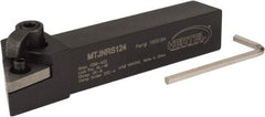Hertel - MTJN, Right Hand Cut, 3° Lead Angle, 3/4" Shank Height x 3/4" Shank Width, Negative Rake Indexable Turning Toolholder - 4-1/2" OAL, TN..43. Insert Compatibility, Series Multi-Option - USA Tool & Supply