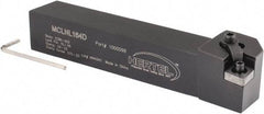 Hertel - MCLN, Left Hand Cut, 5° Lead Angle, 1" Shank Height x 1" Shank Width, Negative Rake Indexable Turning Toolholder - 6" OAL, CN..43. Insert Compatibility, Series Multi-Option - USA Tool & Supply