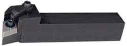 Hertel - MDQN, Right Hand Cut, 17.5° Lead Angle, 3/4" Shank Height x 3/4" Shank Width, Negative Rake Indexable Turning Toolholder - 4-1/2" OAL, DN..43. Insert Compatibility, Series Multi-Option - USA Tool & Supply