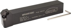 Hertel - MRGN, Right Hand Cut, 15° Lead Angle, 1" Shank Height x 1" Shank Width, Negative Rake Indexable Turning Toolholder - 6" OAL, RN..32 Insert Compatibility, Series Multi-Option - USA Tool & Supply
