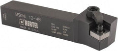 Hertel - MSKN, Left Hand Cut, 15° Lead Angle, 3/4" Shank Height x 3/4" Shank Width, Negative Rake Indexable Turning Toolholder - 4-1/2" OAL, SN..43. Insert Compatibility, Series Multi-Option - USA Tool & Supply