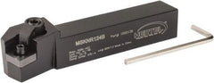 Hertel - MSKN, Right Hand Cut, 15° Lead Angle, 3/4" Shank Height x 3/4" Shank Width, Negative Rake Indexable Turning Toolholder - 4-1/2" OAL, SN..43. Insert Compatibility, Series Multi-Option - USA Tool & Supply