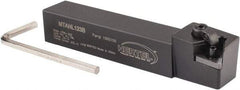 Hertel - MTAN, Left Hand Cut, 3° Lead Angle, 3/4" Shank Height x 3/4" Shank Width, Negative Rake Indexable Turning Toolholder - 4-1/2" OAL, TN..33. Insert Compatibility, Screw or Clamp Holding Method - USA Tool & Supply