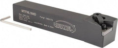 Hertel - MTFN, Left Hand Cut, 0° Lead Angle, 1" Shank Height x 1" Shank Width, Negative Rake Indexable Turning Toolholder - 6" OAL, TN..43. Insert Compatibility, Series Multi-Option - USA Tool & Supply