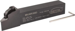 Hertel - MVJN, Right Hand Cut, 3° Lead Angle, 1" Shank Height x 1" Shank Width, Negative Rake Indexable Turning Toolholder - 6" OAL, VN..33. Insert Compatibility, Series Multi-Option - USA Tool & Supply