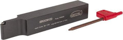 Hertel - SROC, Neutral Cut, 0° Lead Angle, 3/4" Shank Height x 3/4" Shank Width, Neutral Rake Indexable Turning Toolholder - 4-1/2" OAL, RC..21.5. Insert Compatibility, Series Screw-Type - USA Tool & Supply