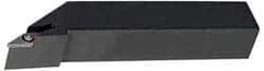 Hertel - SVJB, Right Hand Cut, 3° Lead Angle, 1" Shank Height x 1" Shank Width, Neutral Rake Indexable Turning Toolholder - 6" OAL, VB..33. Insert Compatibility, Series Screw-Type - USA Tool & Supply