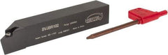 Hertel - SVJB, Right Hand Cut, 3° Lead Angle, 5/8" Shank Height x 5/8" Shank Width, Neutral Rake Indexable Turning Toolholder - 4" OAL, VB..22. Insert Compatibility, Series Screw-Type - USA Tool & Supply