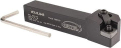 Hertel - MCLN, Left Hand Cut, 5° Lead Angle, 3/4" Shank Height x 3/4" Shank Width, Negative Rake Indexable Turning Toolholder - 4-1/2" OAL, CN..43. Insert Compatibility, Series Multi-Option - USA Tool & Supply