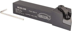 Hertel - MDJN, Left Hand Cut, 3° Lead Angle, 3/4" Shank Height x 3/4" Shank Width, Negative Rake Indexable Turning Toolholder - 4-1/2" OAL, DN..43. Insert Compatibility, Series Multi-Option - USA Tool & Supply