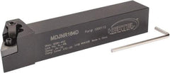 Hertel - MDJN, Right Hand Cut, 3° Lead Angle, 1" Shank Height x 1" Shank Width, Negative Rake Indexable Turning Toolholder - 6" OAL, DN..43. Insert Compatibility, Series Multi-Option - USA Tool & Supply