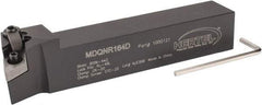 Hertel - MDQN, Right Hand Cut, 17.5° Lead Angle, 1" Shank Height x 1" Shank Width, Negative Rake Indexable Turning Toolholder - 6" OAL, DN..43. Insert Compatibility, Series Multi-Option - USA Tool & Supply