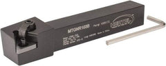 Hertel - MTGN, Right Hand Cut, 3° Lead Angle, 5/8" Shank Height x 5/8" Shank Width, Negative Rake Indexable Turning Toolholder - 4-1/2" OAL, TN..33. Insert Compatibility, Series Multi-Option - USA Tool & Supply