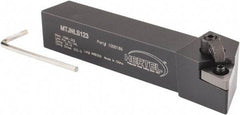Hertel - MTJN, Left Hand Cut, 3° Lead Angle, 3/4" Shank Height x 3/4" Shank Width, Negative Rake Indexable Turning Toolholder - 4-1/2" OAL, TN..33. Insert Compatibility, Series Multi-Option - USA Tool & Supply