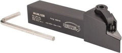 Hertel - MVJN, Left Hand Cut, 3° Lead Angle, 3/4" Shank Height x 3/4" Shank Width, Negative Rake Indexable Turning Toolholder - 4-1/2" OAL, VN..33. Insert Compatibility, Series Multi-Option - USA Tool & Supply
