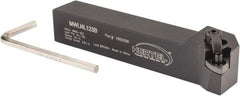 Hertel - MWLN, Left Hand Cut, 5° Lead Angle, 3/4" Shank Height x 3/4" Shank Width, Negative Rake Indexable Turning Toolholder - 4-1/2" OAL, WN..33. Insert Compatibility, Series Multi-Option - USA Tool & Supply
