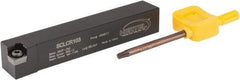 Hertel - SCLC, Right Hand Cut, 5° Lead Angle, 5/8" Shank Height x 5/8" Shank Width, Neutral Rake Indexable Turning Toolholder - 4" OAL, CC..32.5. Insert Compatibility, Series Screw-Type - USA Tool & Supply
