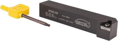 Hertel - STGC, Left Hand Cut, 3° Lead Angle, 3/4" Shank Height x 3/4" Shank Width, Neutral Rake Indexable Turning Toolholder - 4-1/2" OAL, TC..32.5. Insert Compatibility, Series Screw-Type - USA Tool & Supply