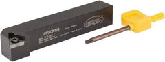 Hertel - STGC, Right Hand Cut, 3° Lead Angle, 3/4" Shank Height x 3/4" Shank Width, Neutral Rake Indexable Turning Toolholder - 4-1/2" OAL, TC..32.5. Insert Compatibility, Series Screw-Type - USA Tool & Supply