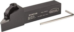 Hertel - MVJN, Right Hand Cut, 3° Lead Angle, 3/4" Shank Height x 3/4" Shank Width, Negative Rake Indexable Turning Toolholder - 4-1/2" OAL, VN..33. Insert Compatibility, Series Multi-Option - USA Tool & Supply