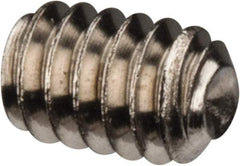 Value Collection - #2-56 UNC, 1/8" OAL, Cup Point Set Screw - Grade 18-8 Stainless Steel, 0.035" Key - USA Tool & Supply