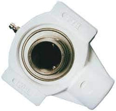 Value Collection - 1-7/16" ID, 42.9mm OAL x 4-1/32" OAH Take Up Unit - 3,462 Lb Static Cap, 5,777 Lb Dyn Cap, Thermoplastic - USA Tool & Supply