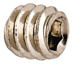 Value Collection - #3-48 UNC, 3/32" OAL, Cup Point Set Screw - Grade 18-8 Stainless Steel, 0.05" Key - USA Tool & Supply