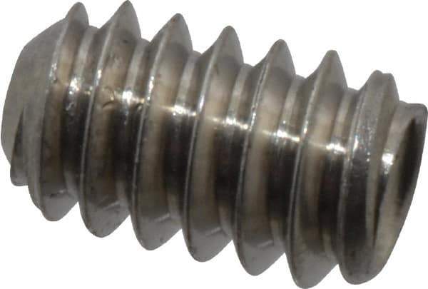 Value Collection - #4-40 UNC, 3/16" OAL, Cup Point Set Screw - Grade 18-8 Stainless Steel, 0.05" Key - USA Tool & Supply
