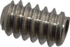 Value Collection - #4-40 UNC, 3/16" OAL, Cup Point Set Screw - Grade 18-8 Stainless Steel, 0.05" Key - USA Tool & Supply
