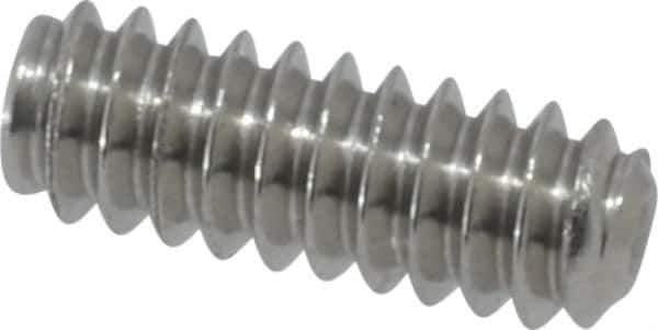 Value Collection - #6-32 UNC, 3/8" OAL, Cup Point Set Screw - Grade 18-8 Stainless Steel, 1/16" Key - USA Tool & Supply