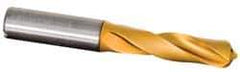 Kennametal - 0.262" 135° Solid Carbide Jobber Drill - TiAlN Finish, Right Hand Cut, Spiral Flute, Straight Shank, 3.58" OAL, Standard Point - USA Tool & Supply