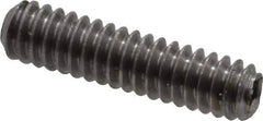 Value Collection - #0-80 UNF, 1/4" OAL, Cup Point Set Screw - Grade 18-8 Stainless Steel, 0.028" Key - USA Tool & Supply