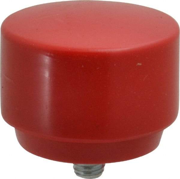 Proto - 2" Face Diam, Grade Medium, Red Hammer Tip/Face - Plastic - USA Tool & Supply