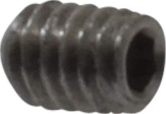 Value Collection - #1-72 UNF, 3/32" OAL, Cup Point Set Screw - Grade 18-8 Stainless Steel, 0.035" Key - USA Tool & Supply