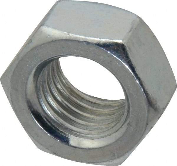 Value Collection - 3/4-10 UNC Grade C Hex Lock Nut with Distorted Thread - 1-1/8" Width Across Flats, 21/32" High, Cadmium Clear-Plated Finish - USA Tool & Supply