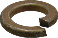 Value Collection - 3/4", 0.753" ID, 0.188" Thick Split Lock Washer - Grade 8 Steel, Zinc Yellow Dichromate Finish, 0.753" Min ID, 0.766" Max ID, 1.265" Max OD - USA Tool & Supply