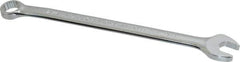 Proto - 7/16" 12 Point Offset Combination Wrench - 15° Offset Angle, 7" OAL, Steel, Chrome Finish - USA Tool & Supply