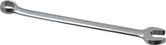 Proto - 18mm 12 Point Combination Wrench - 15° Offset Angle, 10-1/2" OAL, Steel, Chrome Finish - USA Tool & Supply