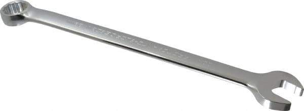 Proto - 22mm 12 Point Offset Combination Wrench - 15° Offset Angle, 11-1/2" OAL, Steel, Chrome Finish - USA Tool & Supply