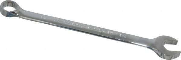 Proto - 7/8" 12 Point Offset Combination Wrench - 15° Offset Angle, 12-1/2" OAL, Steel, Chrome Finish - USA Tool & Supply