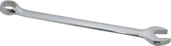 Proto - 1-1/8" 12 Point Combination Wrench - 15° Offset Angle, 15-7/8" OAL, Steel, Chrome Finish - USA Tool & Supply