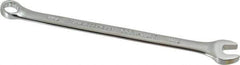 Proto - 7mm 12 Point Offset Combination Wrench - 15° Offset Angle, 4-1/8" OAL, Steel, Chrome Finish - USA Tool & Supply