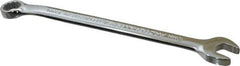 Proto - 10mm 12 Point Combination Wrench - 15° Offset Angle, 6-1/4" OAL, Steel, Chrome Finish - USA Tool & Supply