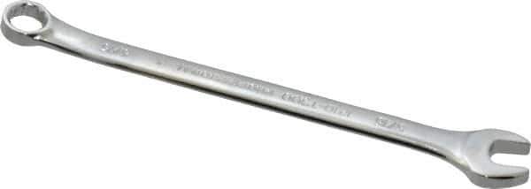 Proto - 5/16" 12 Point Offset Combination Wrench - 15° Offset Angle, 5-3/8" OAL, Steel, Chrome Finish - USA Tool & Supply
