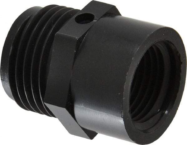 Green Leaf - 1/2 FPT & 3/4 MGHT Garden Hose Adapter - Polypropylene, Male Hose to Female Pipe Connector - USA Tool & Supply