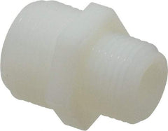 Green Leaf - 3/4 MGHT & 1/2 MPT Garden Hose Adapter - Nylon, Male Hose to Male Pipe Connector - USA Tool & Supply