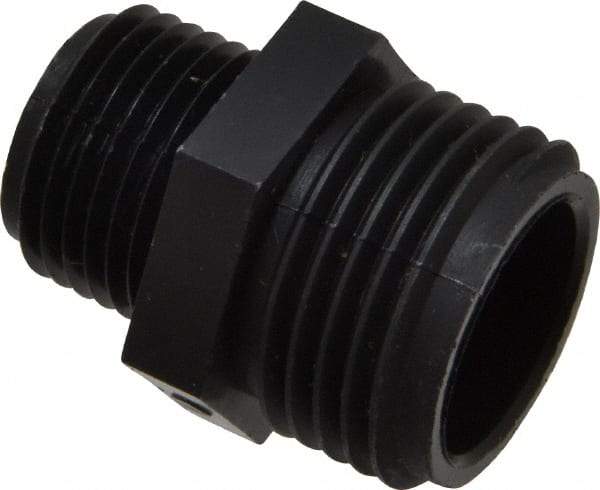 Green Leaf - 1/2 MPT & 3/4 MGHT Garden Hose Adapter - Polypropylene, Male Hose to Male Pipe Connector - USA Tool & Supply