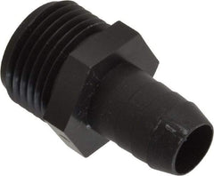 Green Leaf - 3/4 MGHT Garden Hose Adapter - Polypropylene, Male Hose to Barb Connector - USA Tool & Supply