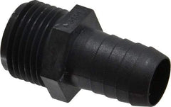 Green Leaf - 3/4 MGHT Garden Hose Adapter - Polypropylene, Male Hose to Barb Connector - USA Tool & Supply